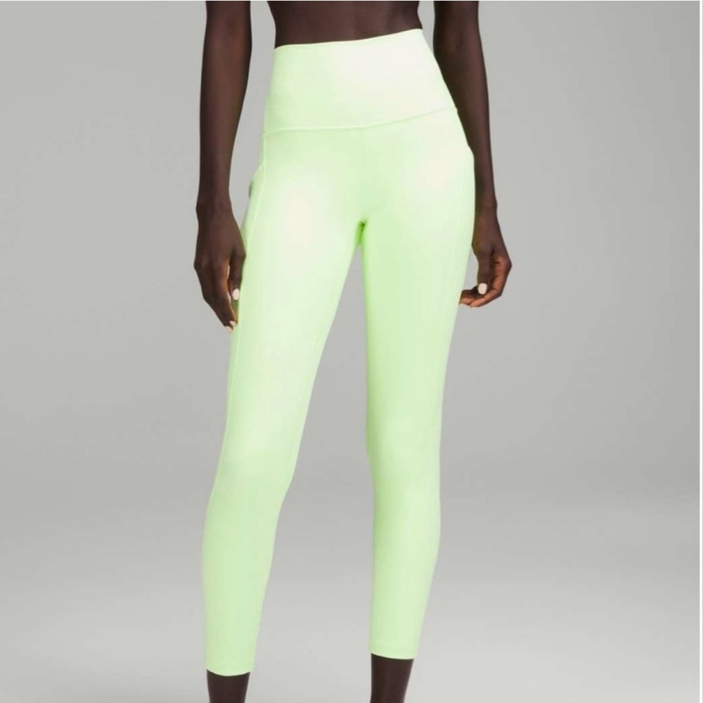 Lululemon Athletica Neon Green Leggings